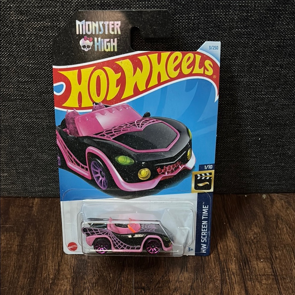 Pink and Black Sporty Toy Car
